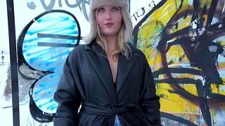 Bazaar Chloe Chevalier wearing black lingerie gets fucked in POV