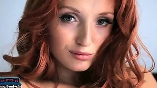 Redhead teen beauty shows us everything she has got