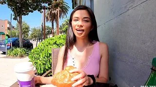 Outdoor dicking in HD POV blear with hot Scarlett Alexis